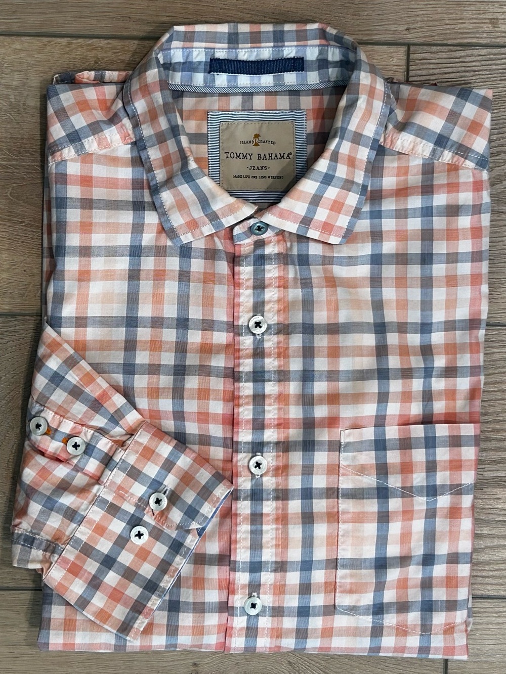 Men’s Tommy Bahama L/S Plaid Shirt